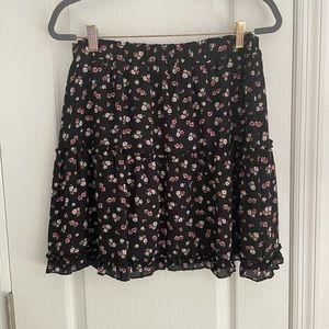 Francesca’s Mi Ami Floral Mini Skirt
